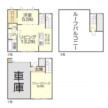 KP-Garage KOTONI（ケーピーガレージ コトニ）の物件間取画像